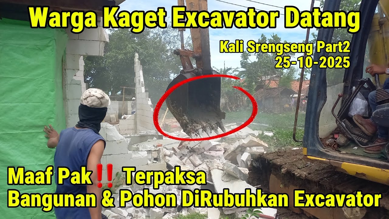 CLEARING Lokasi Baru‼️ Warga Kaget Excavator Datang Terpaksa Rubuh Bangli & Pohon #dedimulyadi