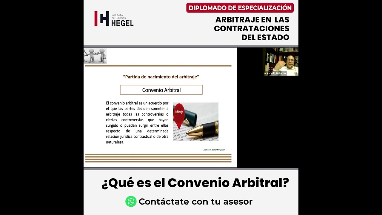 &iquest;Qu&eacute; es el Convenio Arbitral? - Instituto Hegel