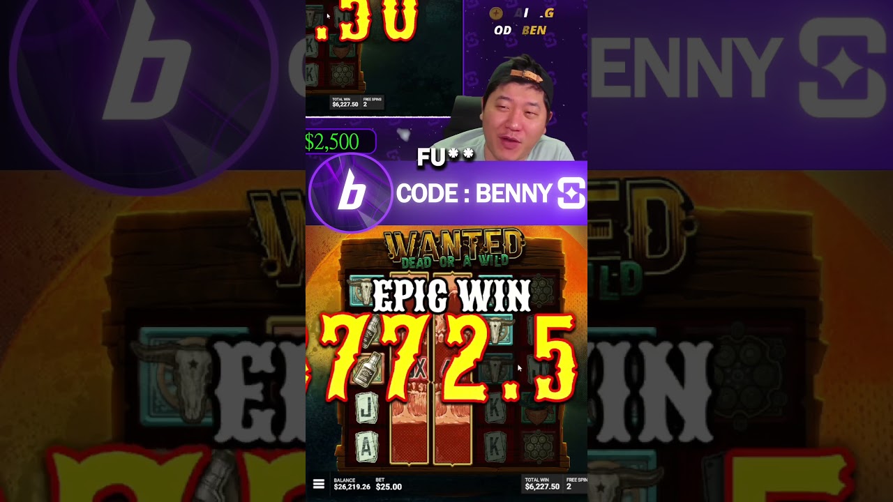 $20500 Win on Wanted Dead of Alive 