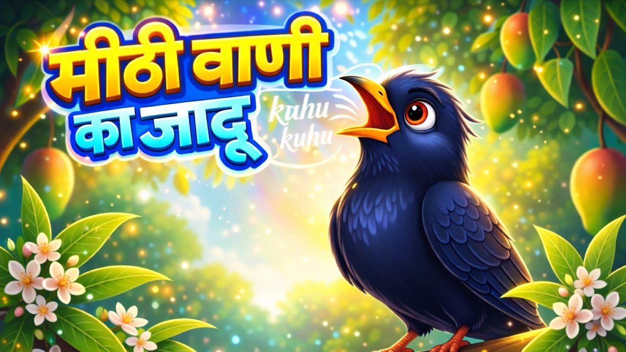 मीठी वाणी का जादू | Kids Bird Story | Hindi Moral Animated Stories | Bedtime Story | Cartoon Story