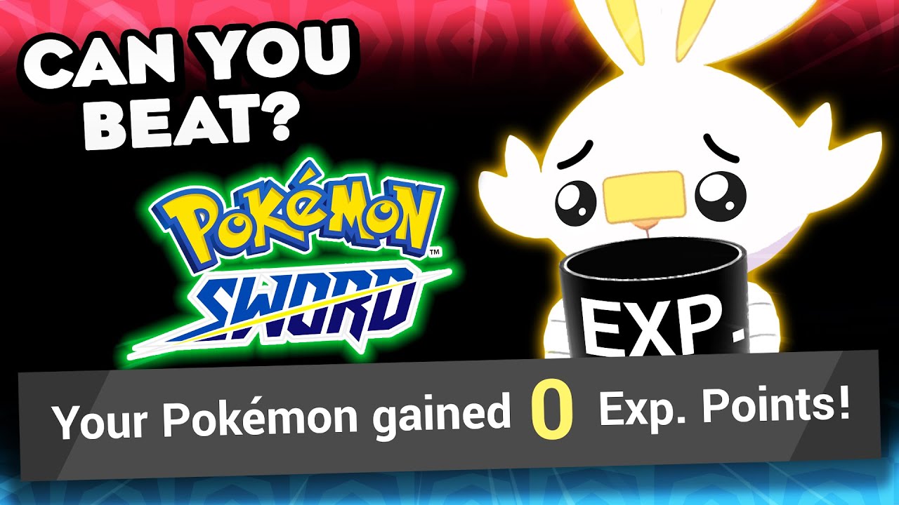 Can You Beat Pokemon Sword with ZERO EXP? (Pokemon Challenge)