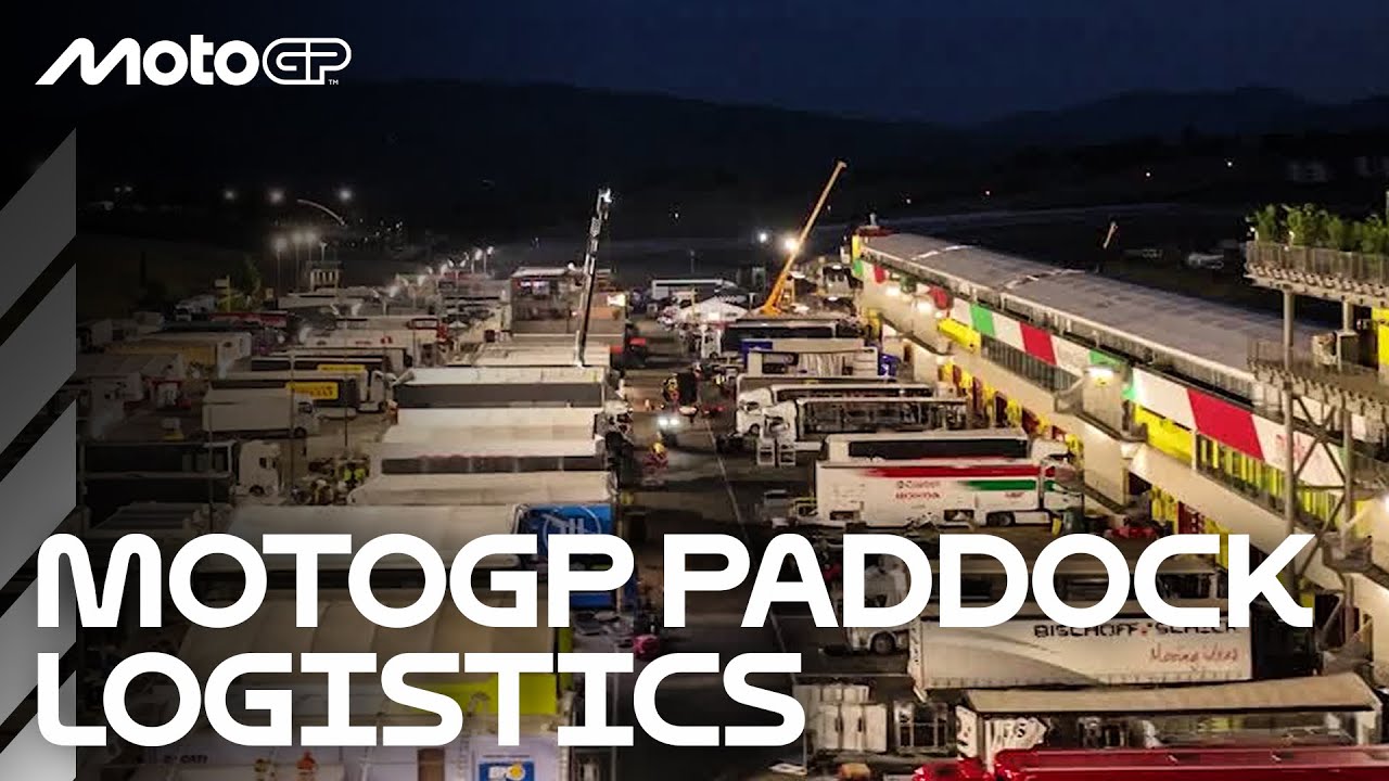 The insane logistics behind the MotoGP&trade; paddock 🚚📦