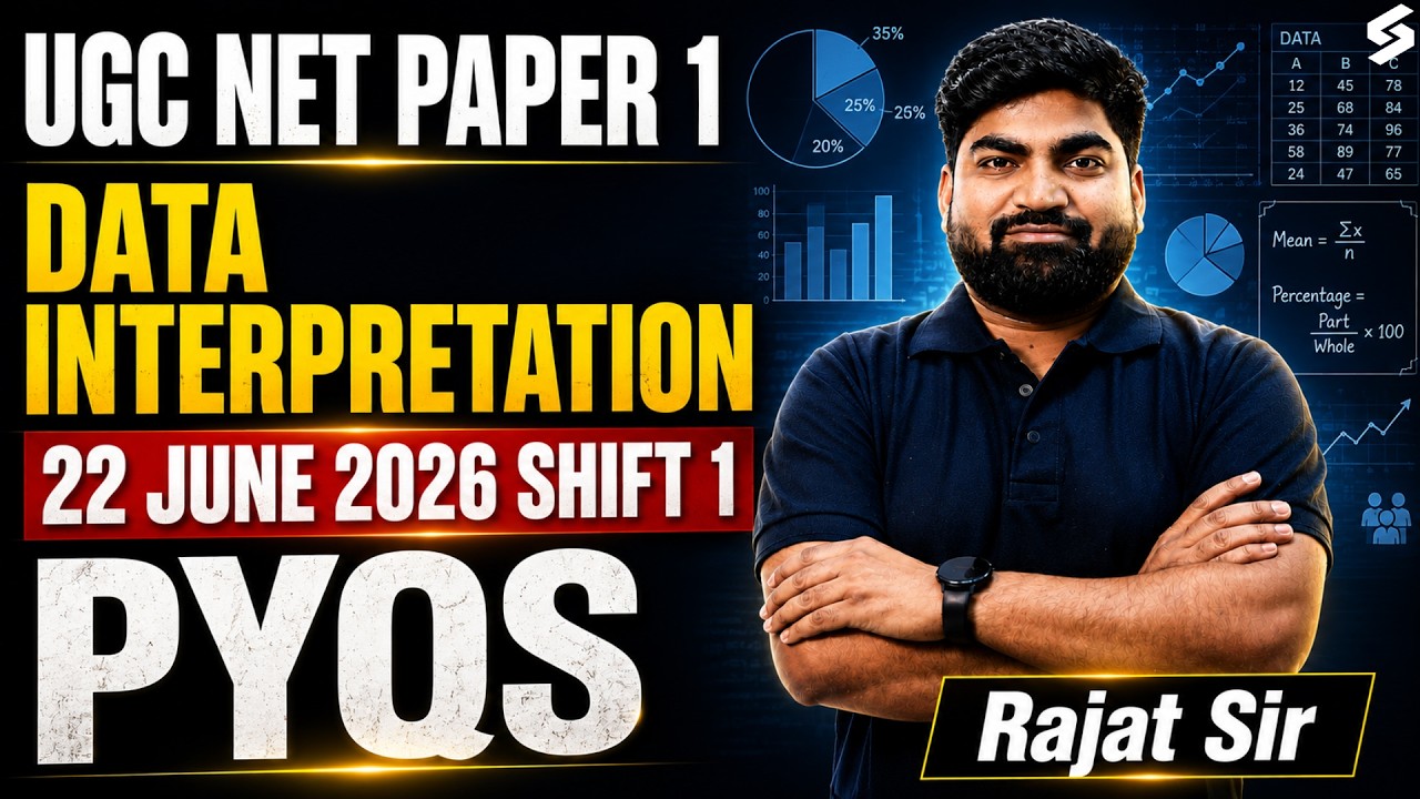 UGC NET Paper 1 | Data Interpretation UGC NET Paper 1 PYQs |DI For UGC NET Paper 1 PYQs By Rajat Sir