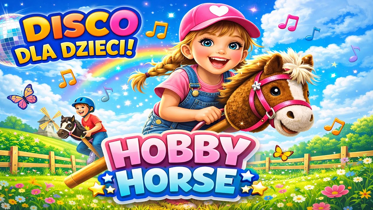 Hobby Horse DISCO 🐎 | Taniec z Konikiem | Piosenka Taneczna dla Dzieci 💃🕺