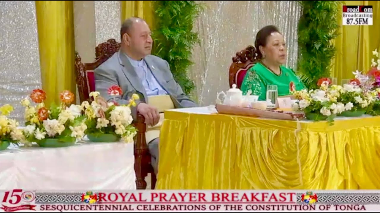 🇹🇴 Royal Prayer Breakfast | Konisitutone 150 | Sesquicentennial Celebrations of Tonga's Constitution