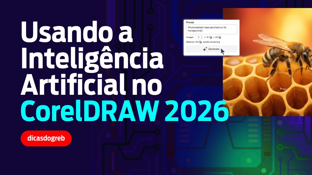 A Inteligência Artificial chegou ao CorelDRAW 2026