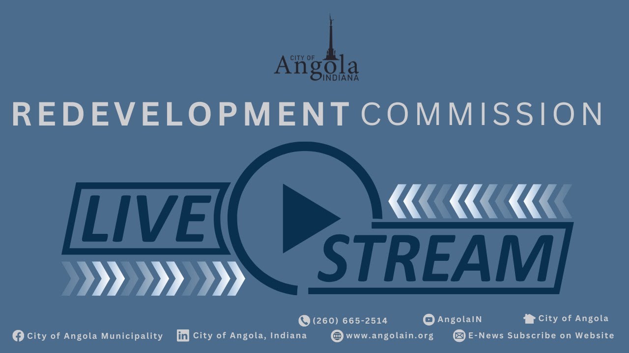 2026.01.14 Angola Redevelopment Commission
