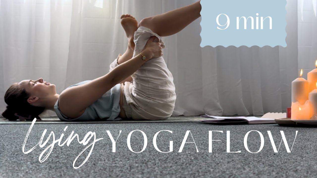 9min lying down yoga 🧘🏻‍♀️ 