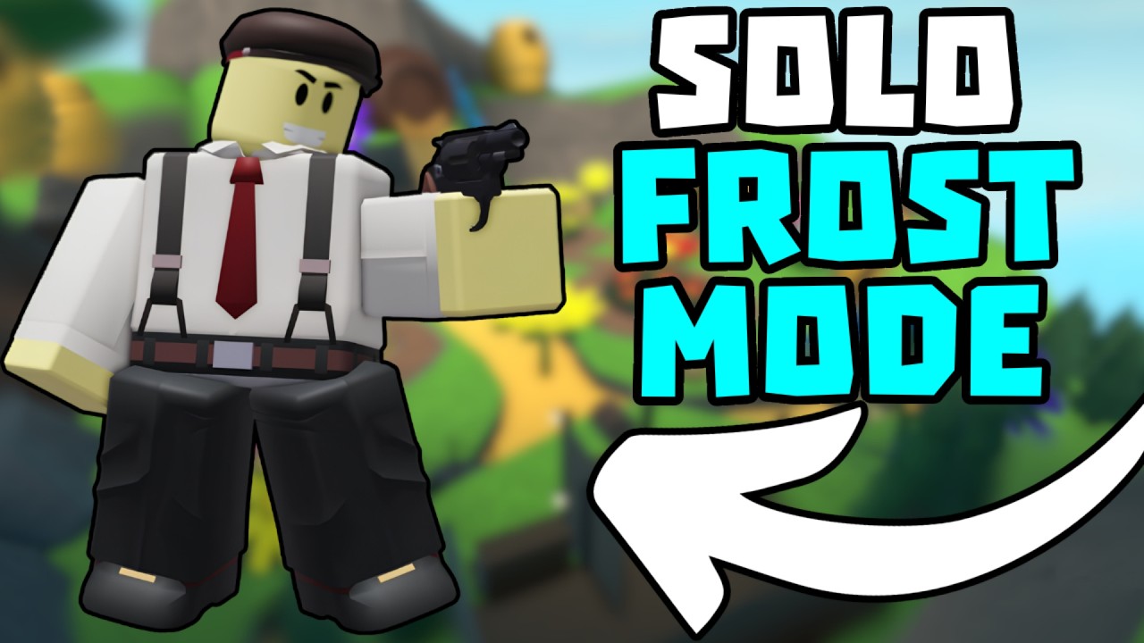 SOLO Frost Mode Победа С Crook Boss + Без Skill Tree | TDS Tower Defense Simulator