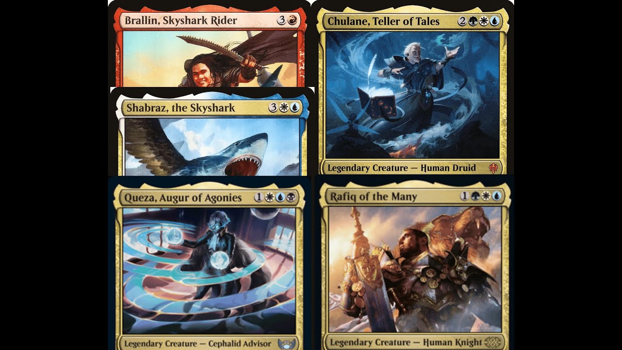 Brallin/Shabraz, Chulane, Rafiq, Queza Commander EDH Gameplay!