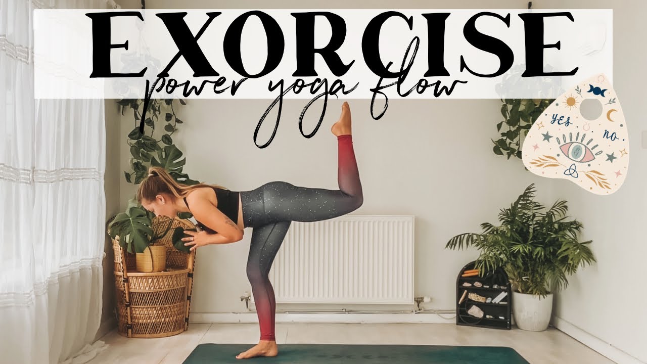 20 minute 🔥 FIERY AND STRONG POWER YOGA FLOW 🔥 with @theyogiwitch