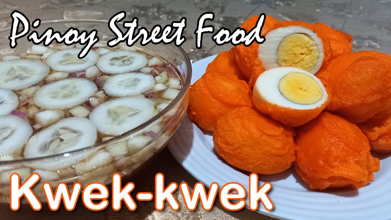 KUNG WALA KANG ITLOG POGO PWEDENG PWEDE ANG ITLOG NG MANOK GAWING KWEK-KWEK PINOY STREET FOOD RECIPE