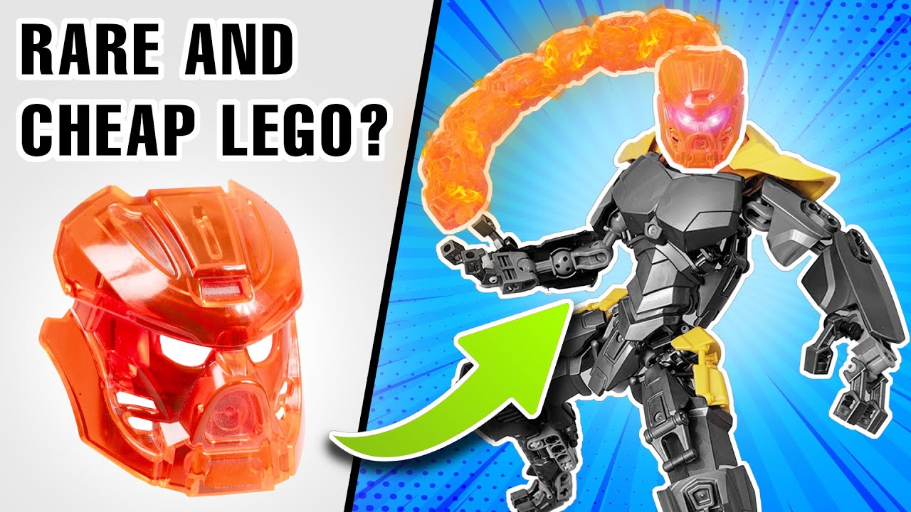 Использование РЕДКОЙ, но ОЧЕНЬ ДЕШЕВОЙ маски LEGO в MOC Bionicle