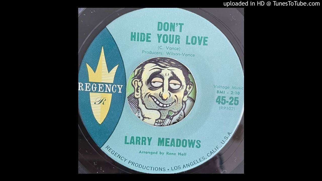 Larry Meadows - Don't Hide Your Love (Regency) 1962