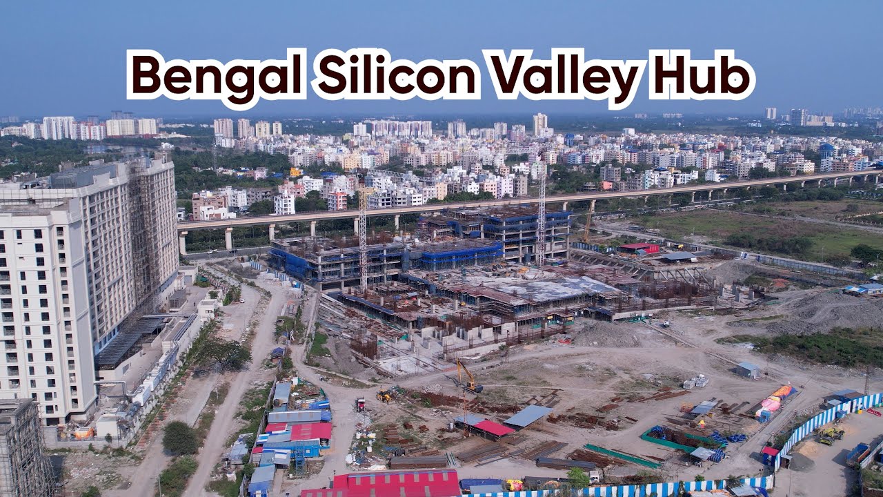 Bengal Silicon Valley Hub, Latest Drone View | Aerial View of Upcoming Tech Hub of Kolkata | Ep 413