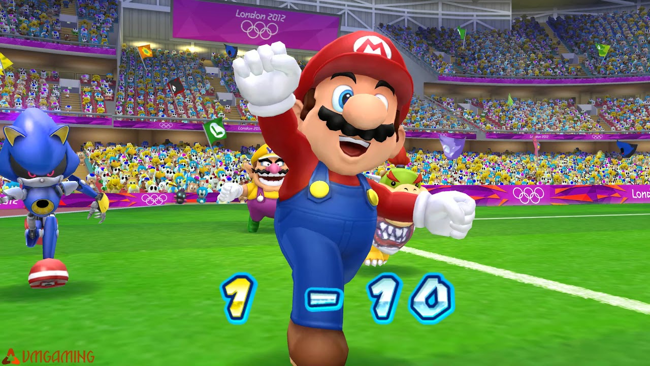 Mario & Sonic at the London 2012 Olympic Games#Football Versus  | 2 player #168