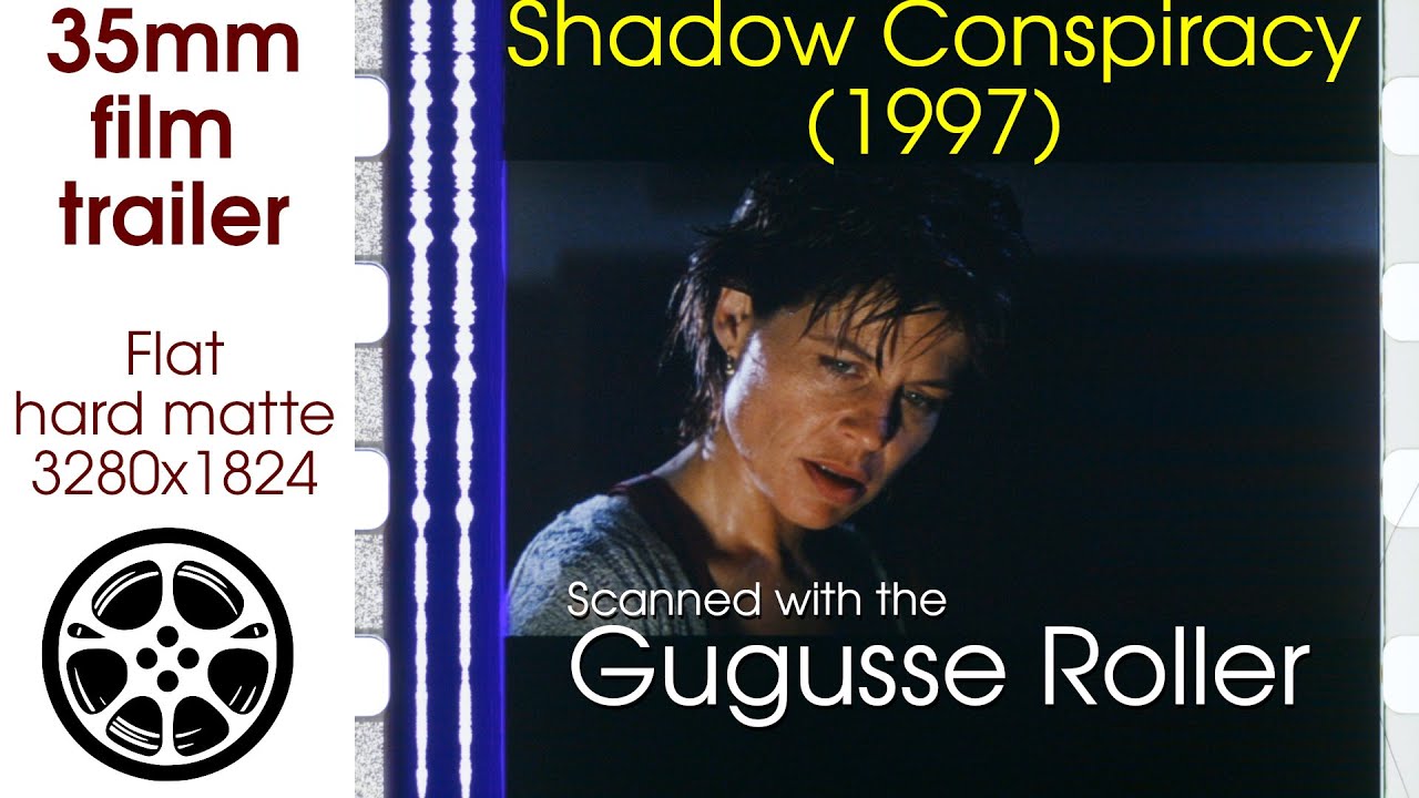 Shadow Conspiracy (1997) 35mm film trailer, flat hard matte, 3280x1824