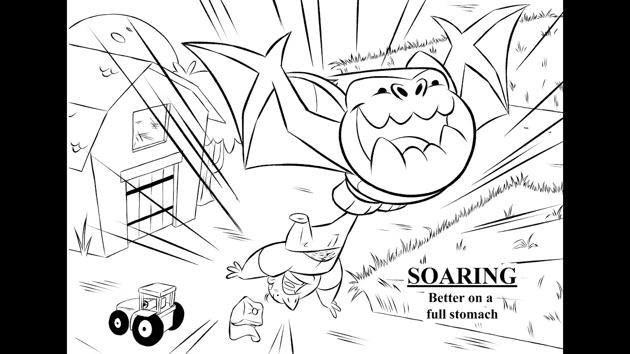 Sketching Lil' Bitty Cryptid Posters