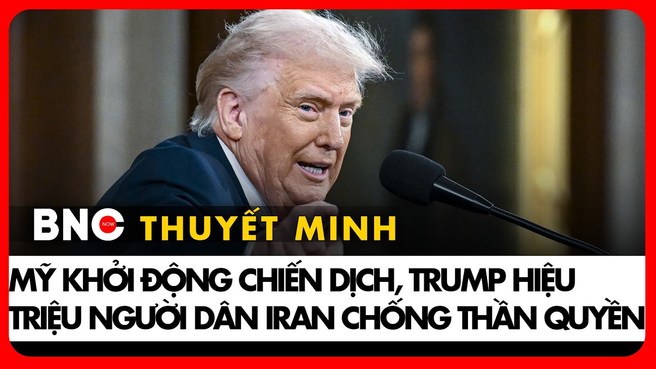 Thuyết minh: Nóng: Trump phát động chiến dịch tấn công Iran | BNC Now