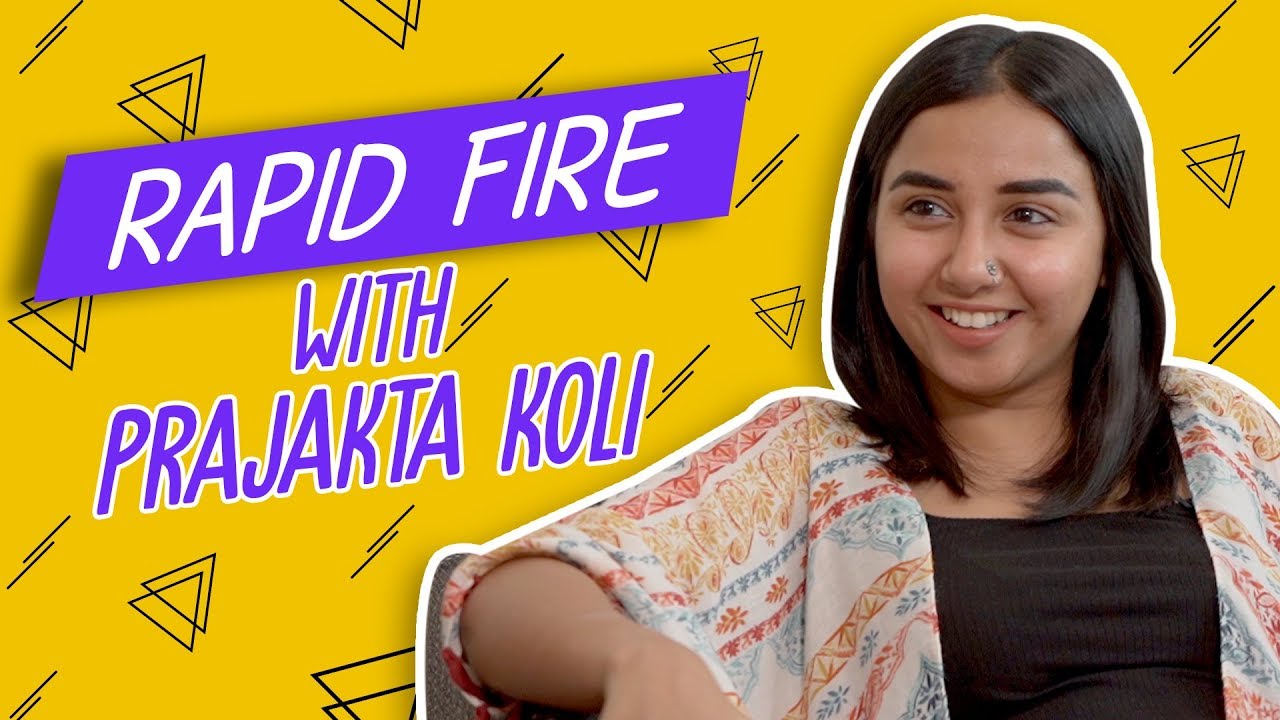 RAPID FIRE with Prajakta Koli | MostlySane | CineBlitz