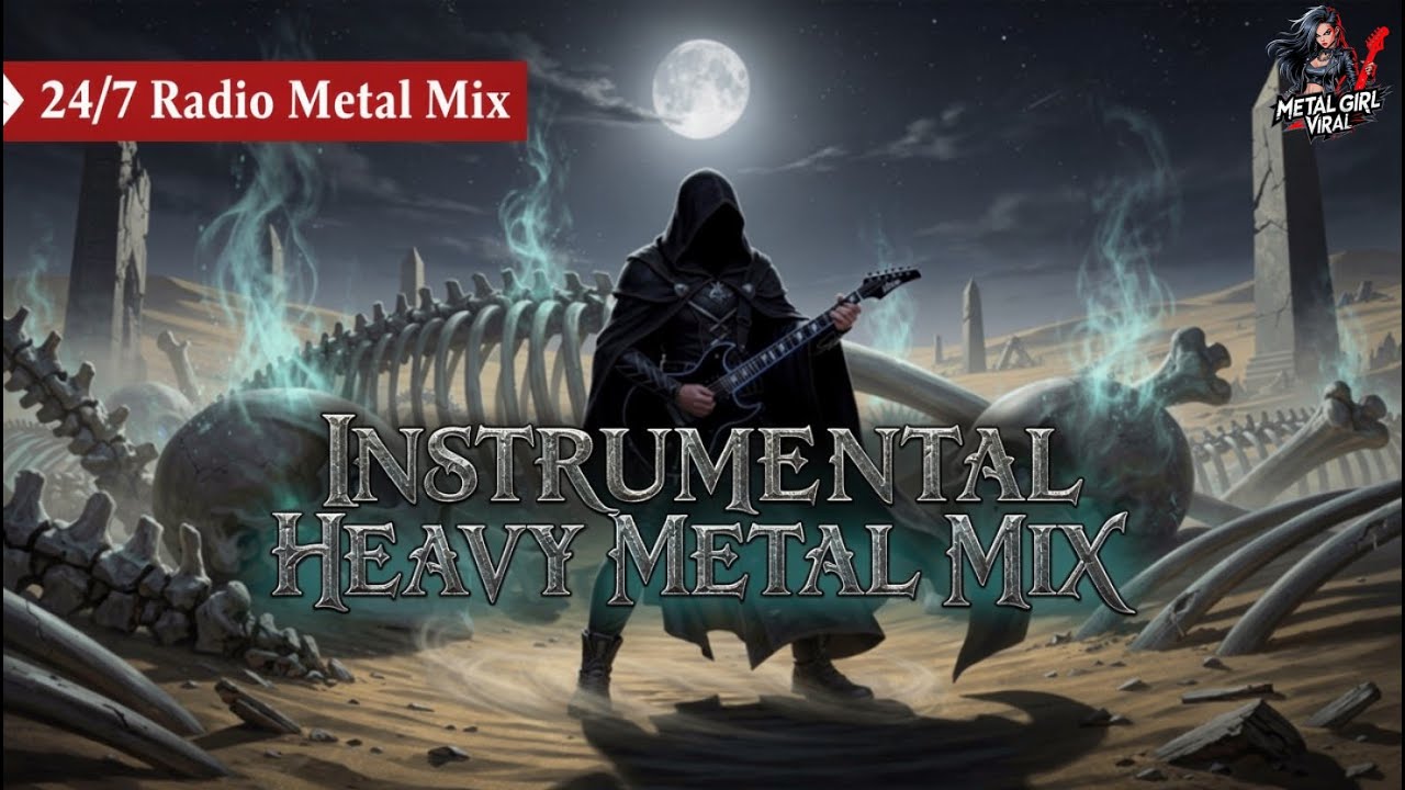 24/7 Live Stream | Epic Instrumental Heavy Metal Mix for Deep Focus & Serenity