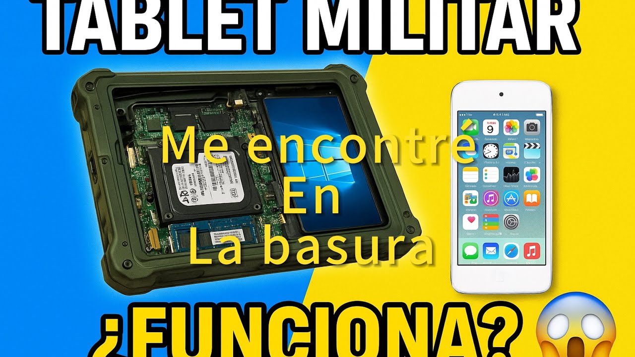 “Reviviendo una TABLET MILITAR encontrada en la BASURA 😱