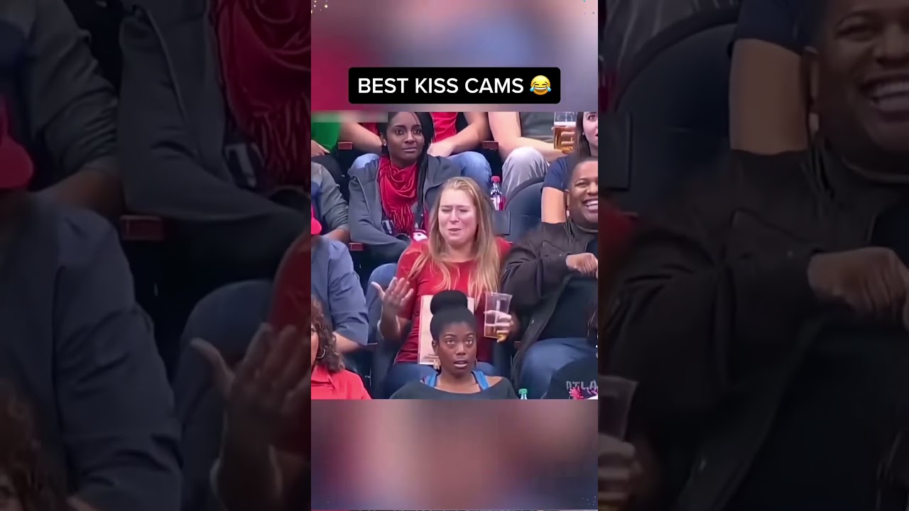kiss cam proposal gone wrong #jumbotron #nba #kisscam#wholesome