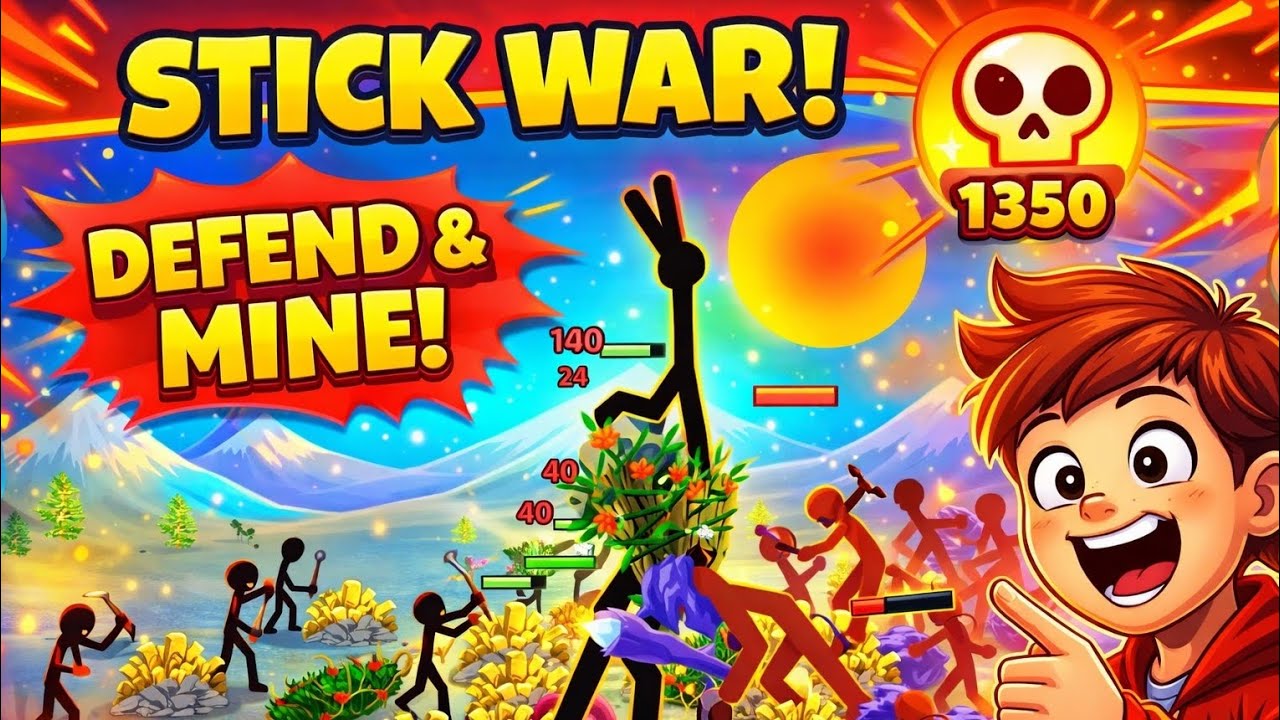 Mining vs Battle! 💰⚔️ Stick War Chaos