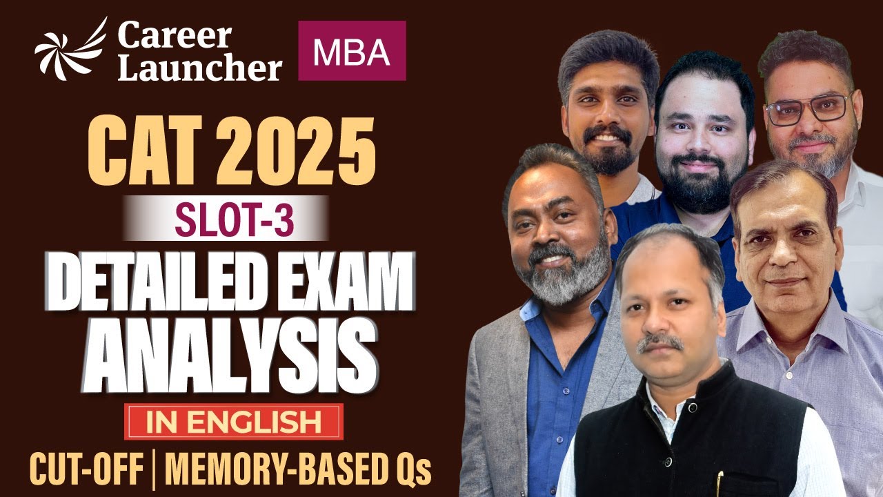 CAT 2025 Slot 3 Analysis: Answer Key, Good Attempts, Difficulty Level, Expected Cut-off (In English)