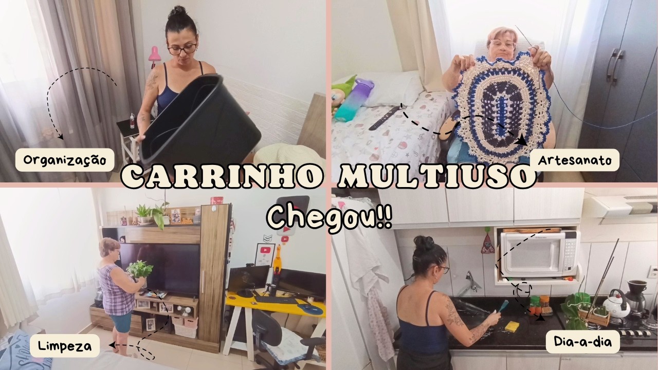 Minha Rotina em Casa | Limpeza + Organização.