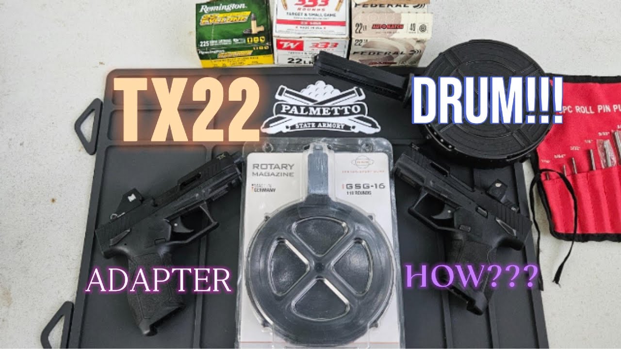 TX22 FRT- Drum MAG Adapter- HOW TO!!!