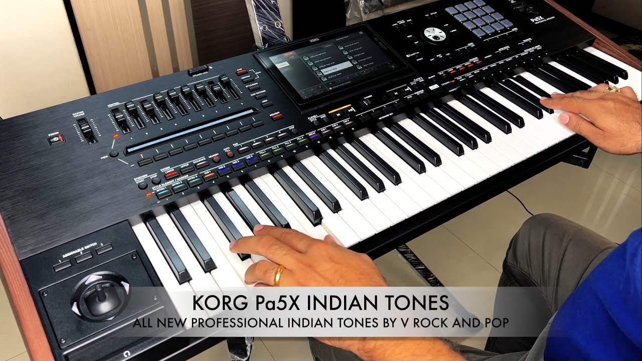 KORG PA5X PROFESSIONAL INDIAN TONES | V ROCK | 9033773457 | PA5X INDIAN