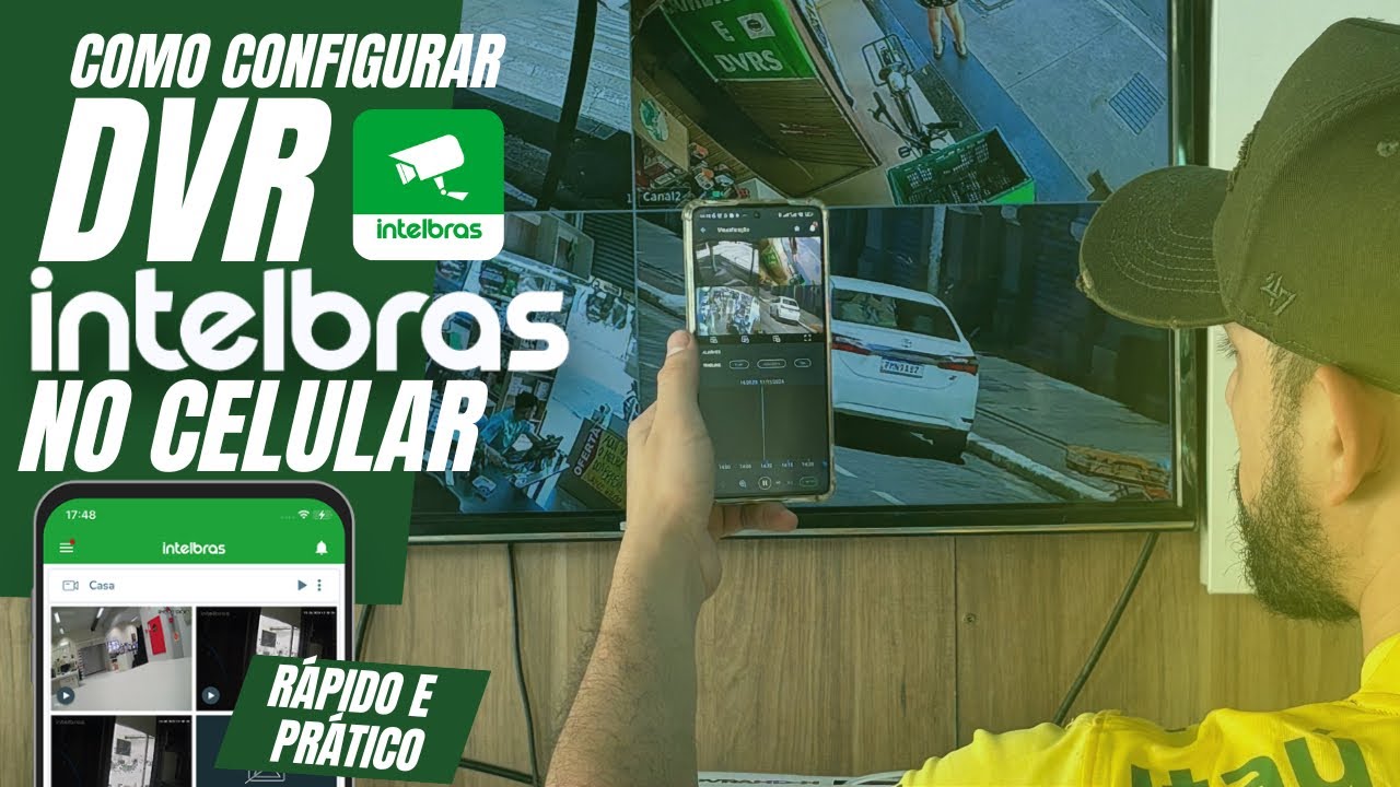 Como configurar DVR INTELBRAS no CELULAR com o app ISIC LITE 2024 | ✅