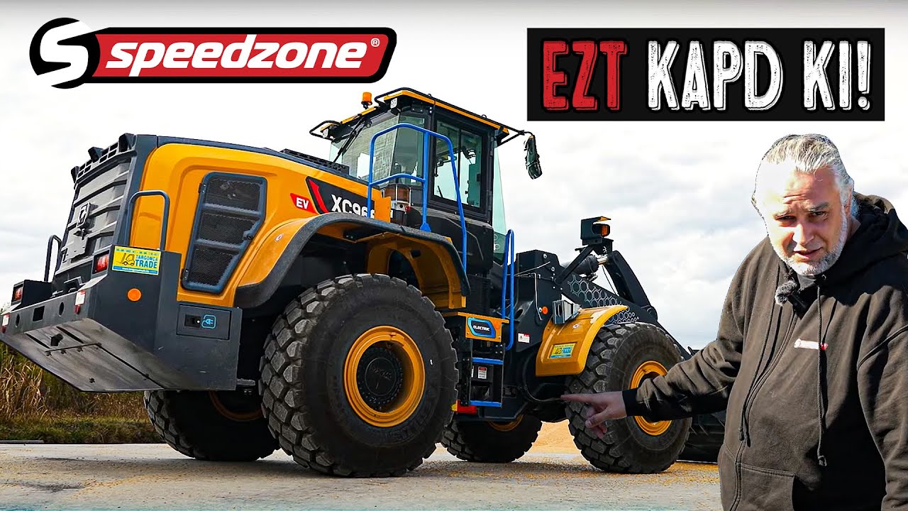Ezt kapd ki! - XCMG XC968-EV elektromos homlokrakodó (Speedzone teszt)