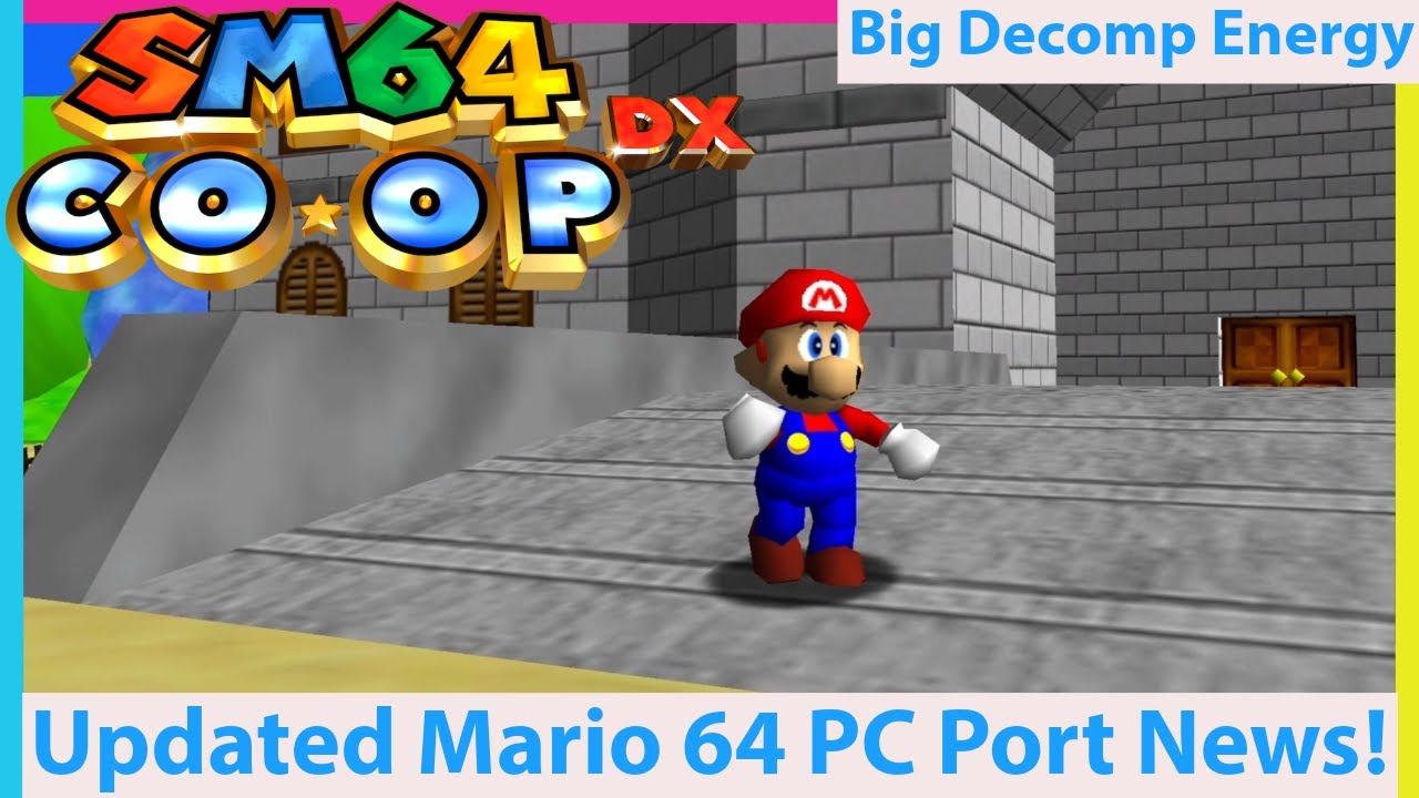 Super Mario 64 PC Port Coop Deluxe Gets a Big Update!
