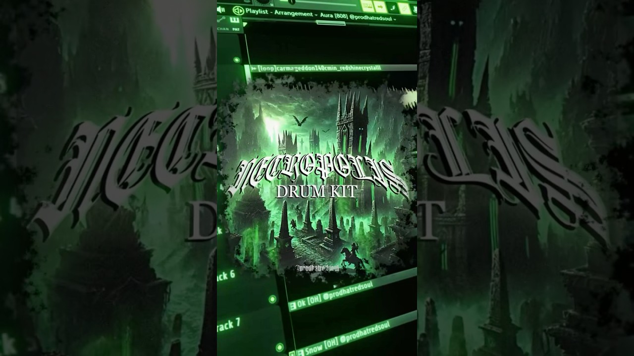 How to make trap with necropolis drum kit #producercookup #producer #howtomakebeats