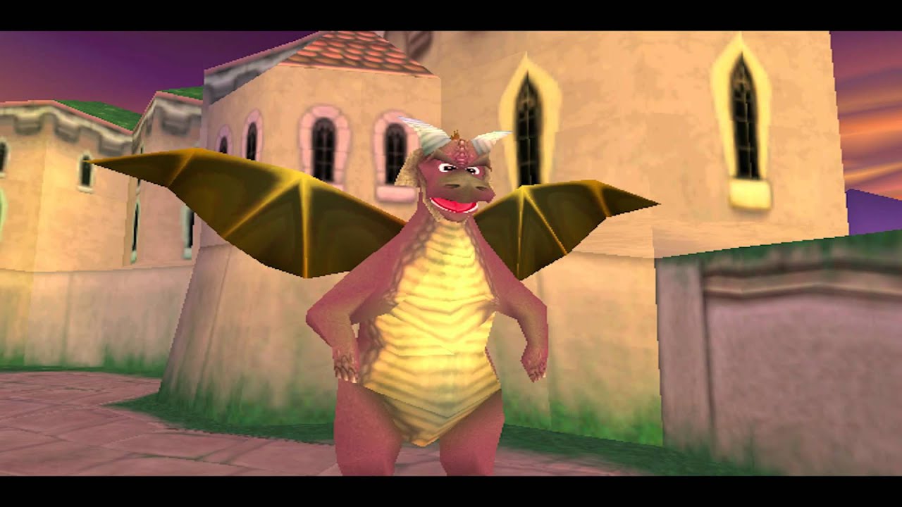 Spyro the Dragon (PS1) walkthrough - Town Square