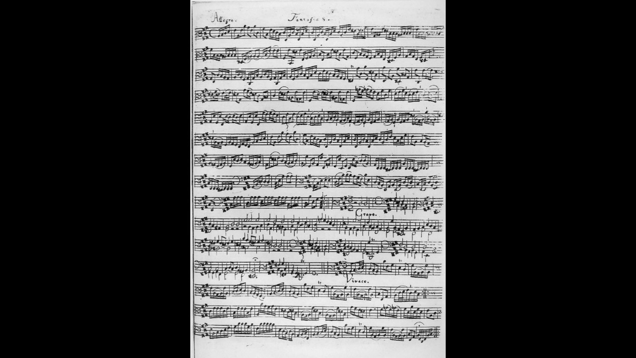 Fantasia  n°8 en ré majeur de Georg-Philipp Telemann pour contrebasse