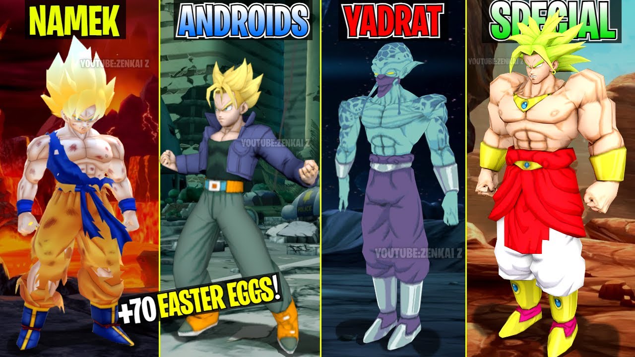 +70 EASTER EGGS Geniales del DBZ SAGAS |🏆ESPECIAL 500,000 Subs!🏆 Zenkai Z