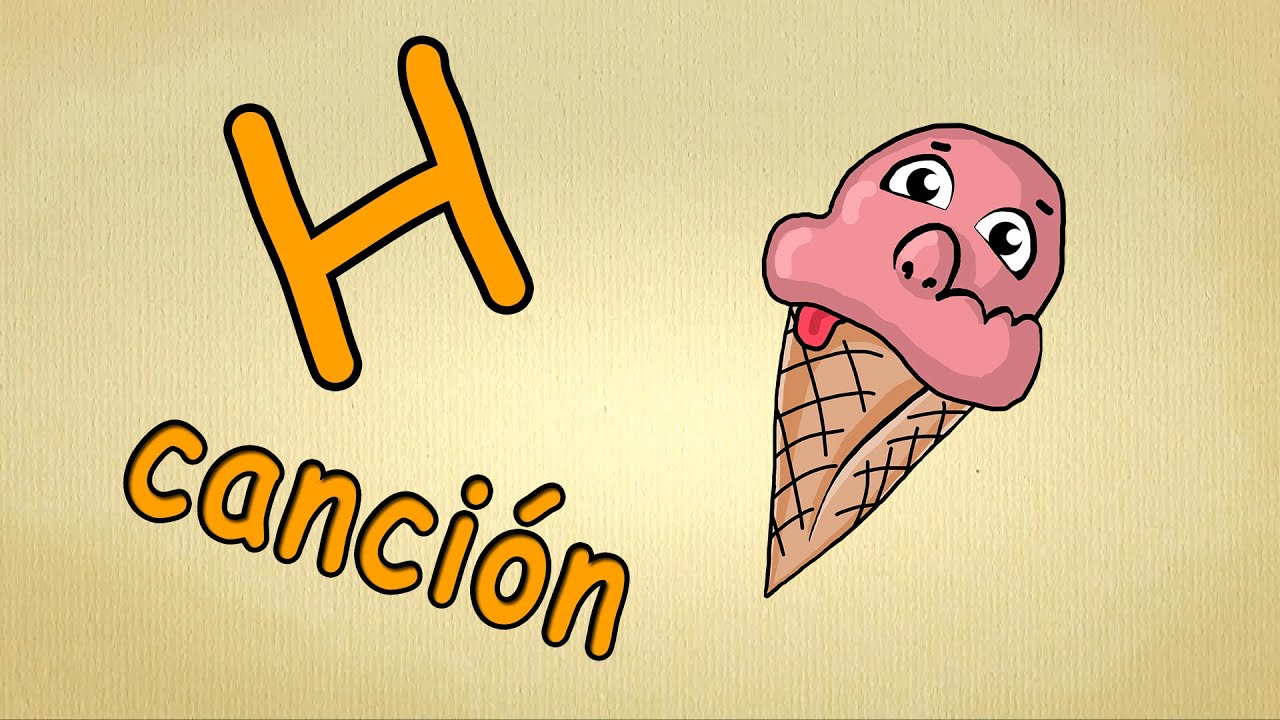 alfabeto en espa&ntilde;ol para ni&ntilde;os - La letra H - canci&oacute;n musica para estudiar espa&ntilde;ol