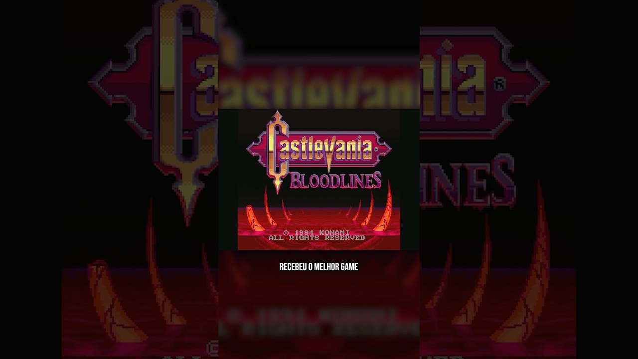 Uma das melhores trilhas sonoras da era Mega Drive! J&aacute; jogaram? #castlevania #brksedu #megadrive
