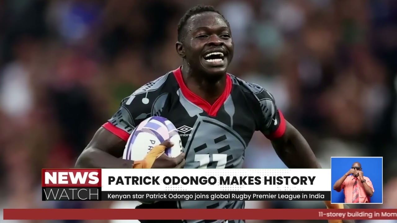 KENYAN STAR PATRICK ODONGO JOINS GLOBAL RUGBY PREMIER LEAGUE IN INDIA | #HopeTvNewsWatch