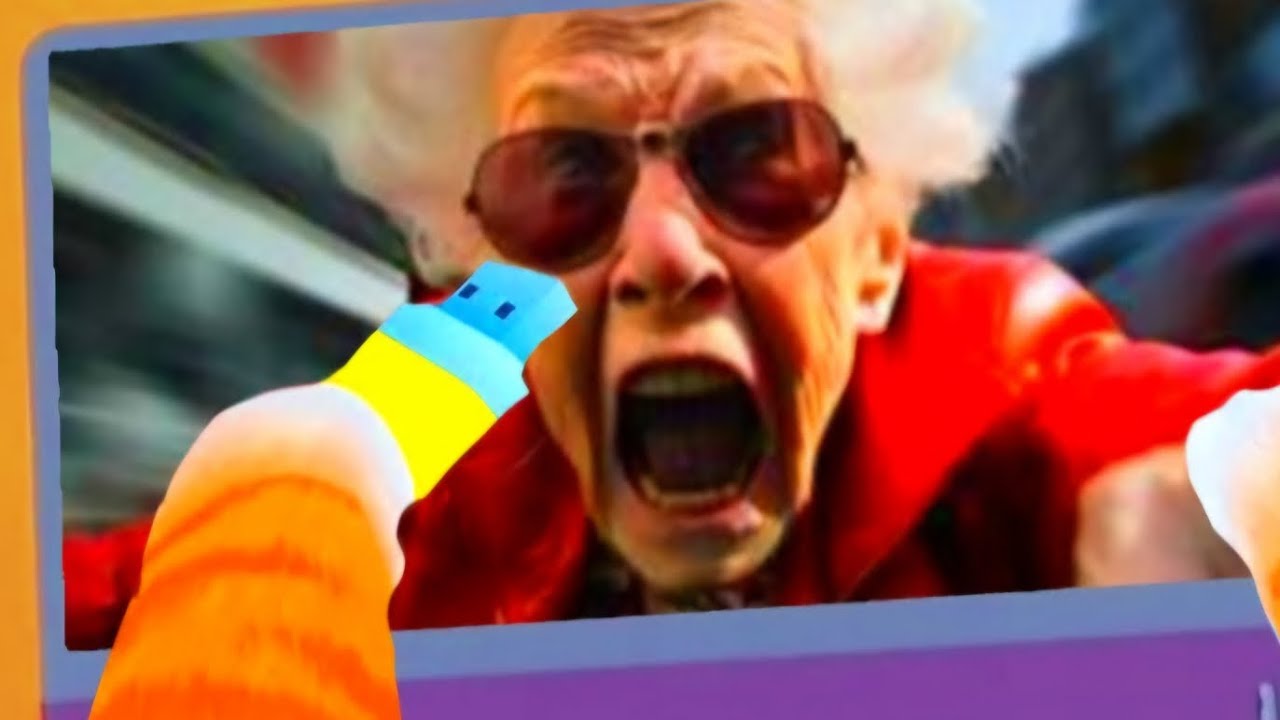 I HACKED INTO GRANDMAS COMPUTER!! (I am cat vr) EPS 2