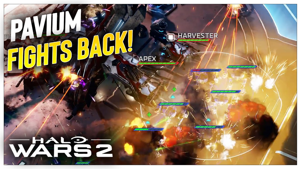 Pavium fights BACK in this CRAZY 3v3! Halo Wars 2