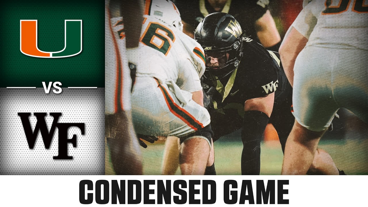Miami vs. Wake Forest Condensed Game | 2026 ACC Football