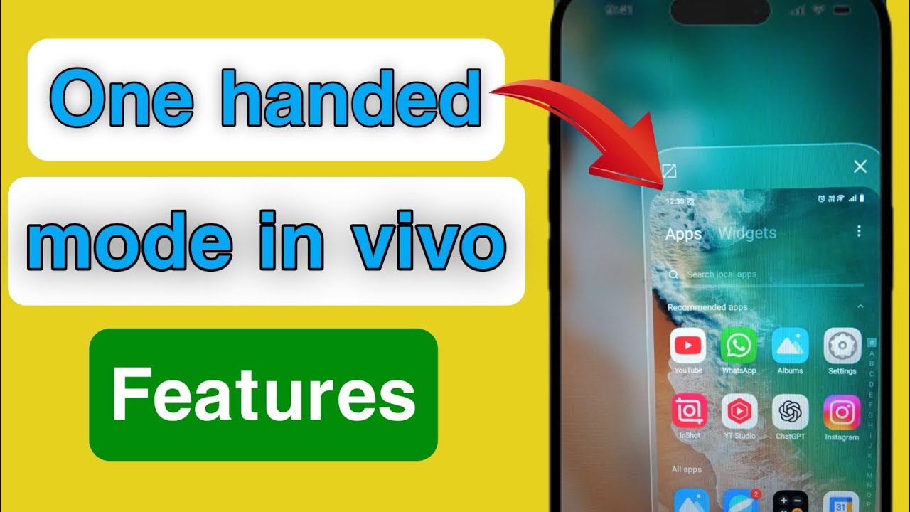  2 मिनट में |  One handed mode in vivo mobile | one hand mode ko on kaise kare | One handed mode on