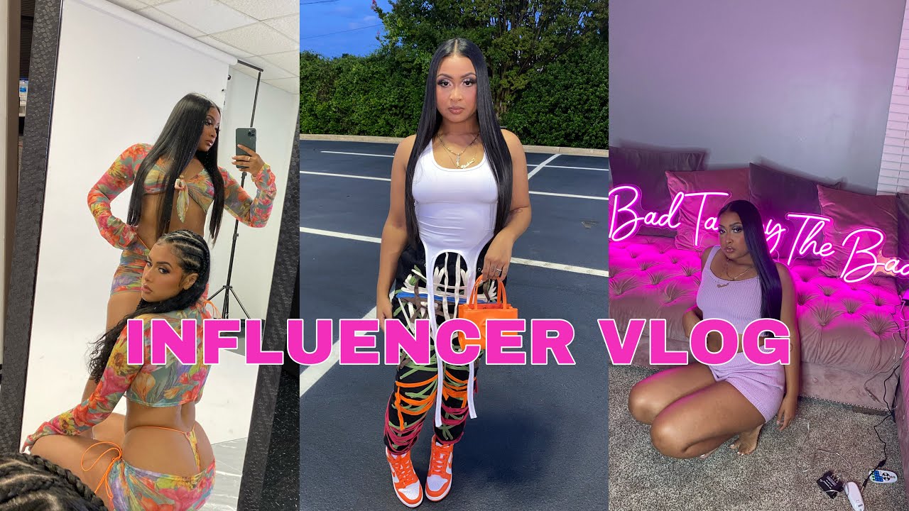 DAYS IN THE LIFE OF AN INFLUENCER VLOG | Photoshoot + Sponsorships + Editing & More