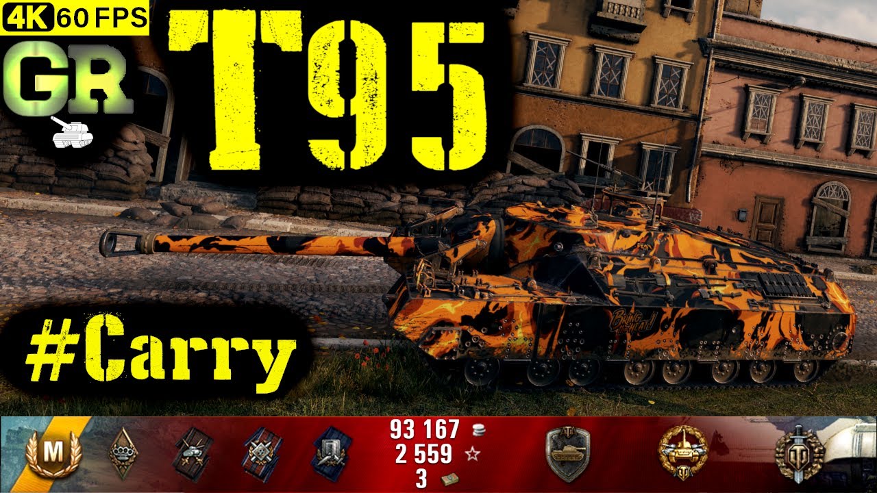 World of Tanks T95 Replay - 7 Kills 7.5K DMG(Patch 1.4.1)