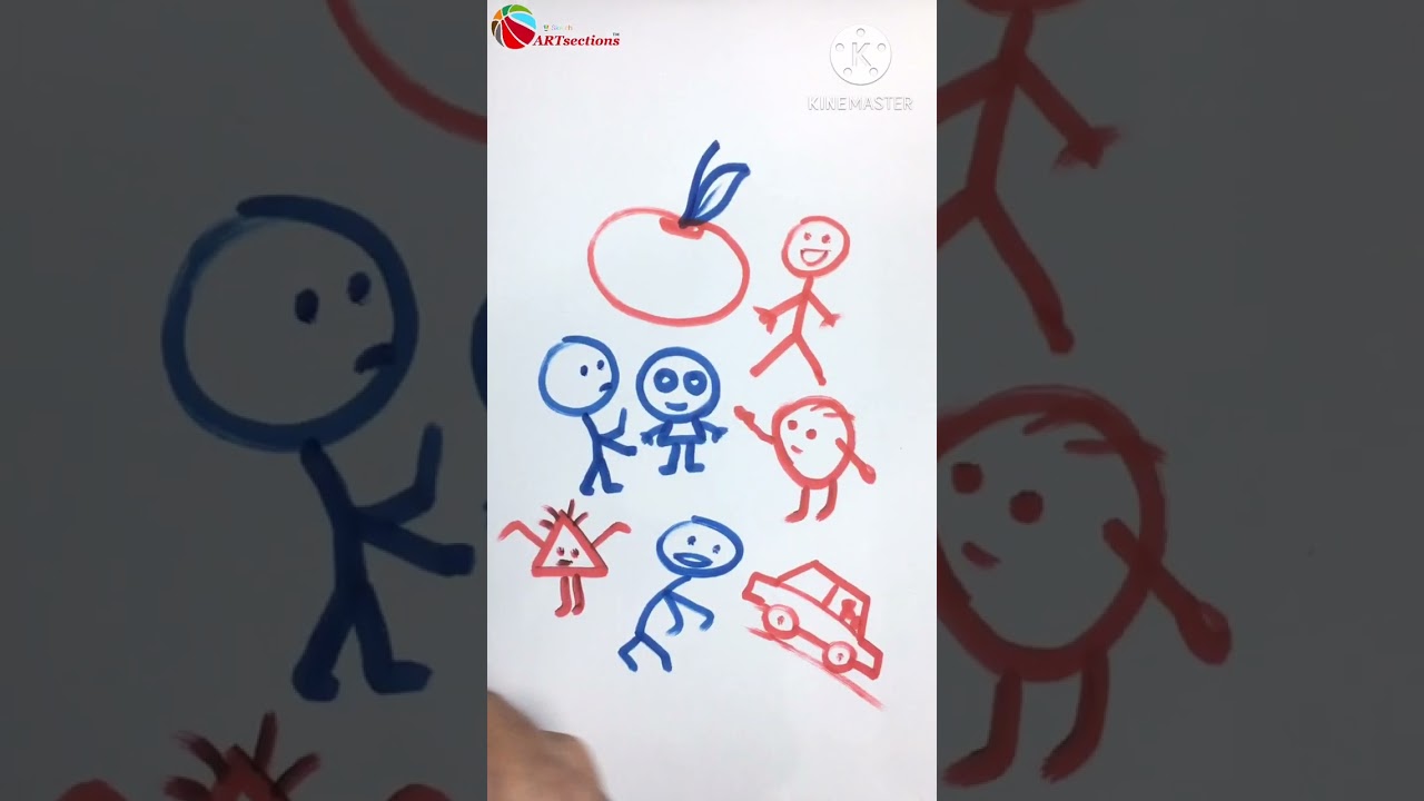 🍇🍎🍔🍌🫐 ARTSECTIONS - #shorts #viral #fyp #yearofyou