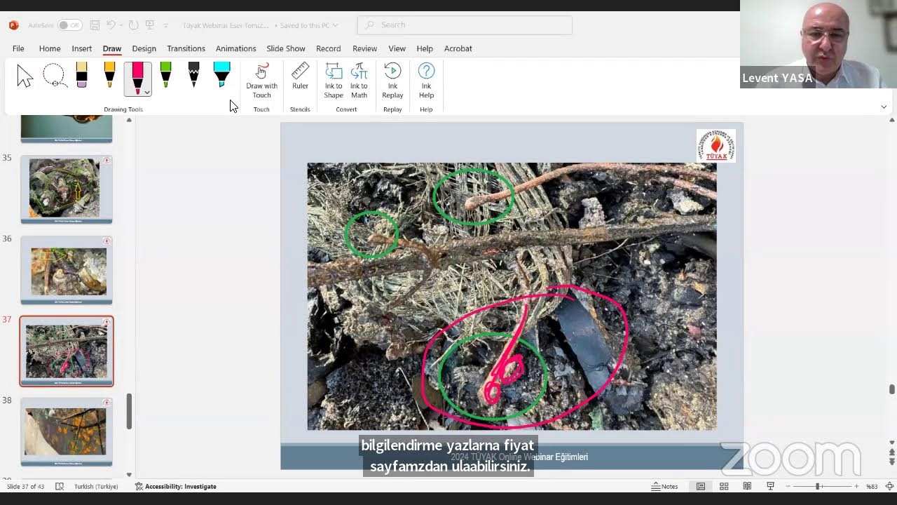 ” Yangının Çıkış Yeri ve Nedeni Araştırmalarına Dair Metot” Webinarı